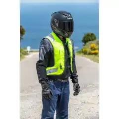 Helite Turtle 2 Hi-vis fluo mekanisk