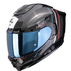 SCORPION Helmet EXO-1500 CARBON AIR ZITY Black-Red-Blue, S